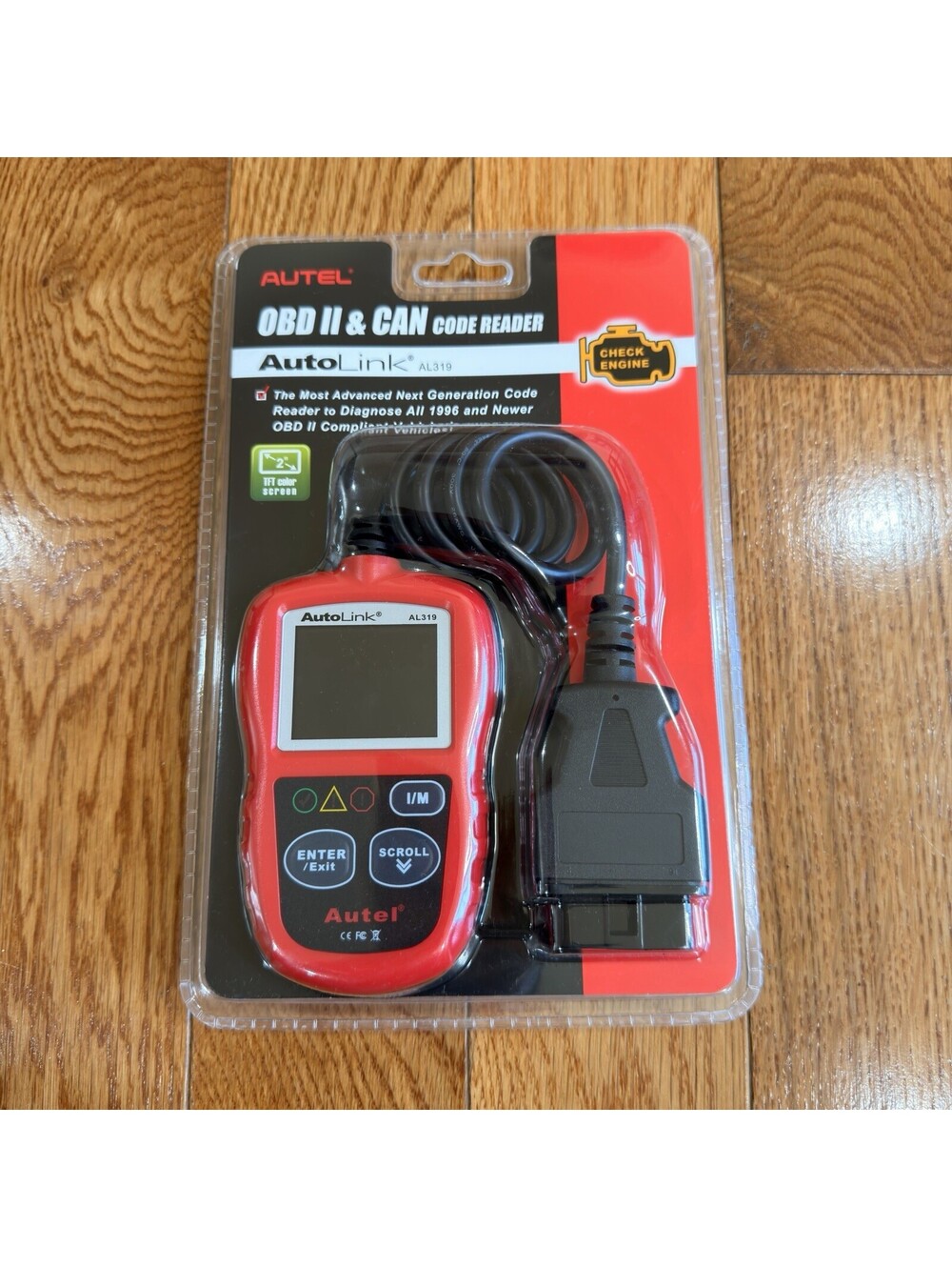 Autel AutoLink AL319 OBD2 CAN Code Reader Scanner Check Engine New Sealed